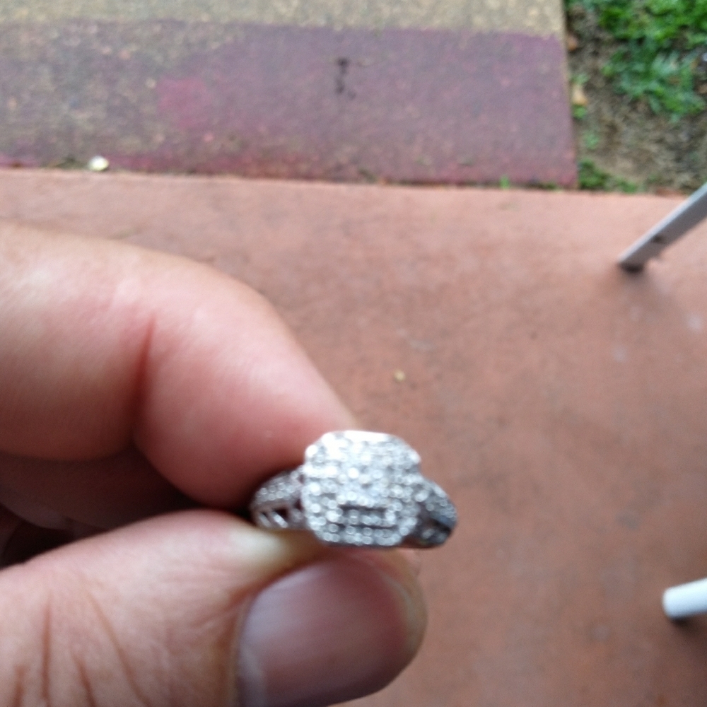 Diamond wedding and engagement ring